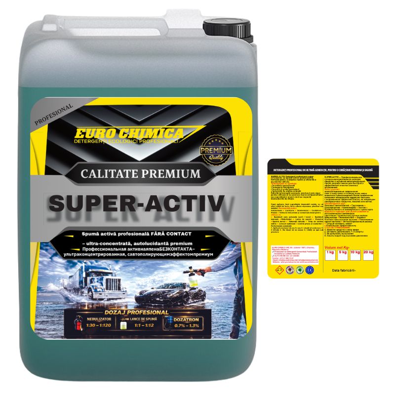 Detergent Universal Super-Concentrat cu Spumă Activă Autolucidantă(Pentru preț şi cantitate angro Contactați-ne)